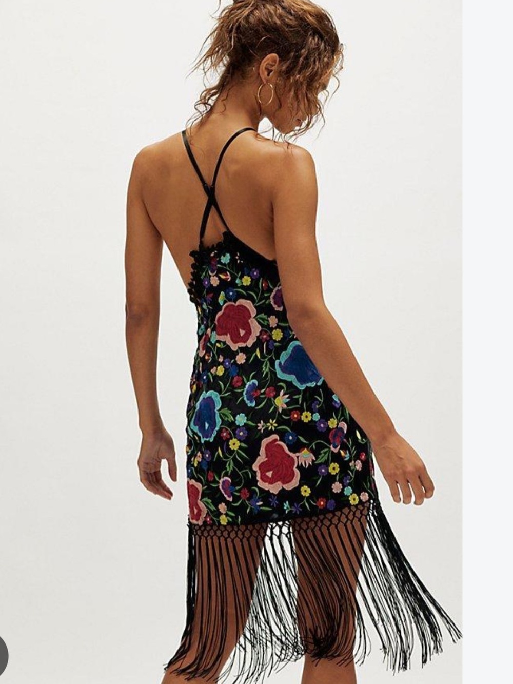 Free People Fringe lover mini dress